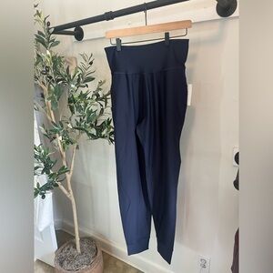 Women's Navy High-Waisted Joggers